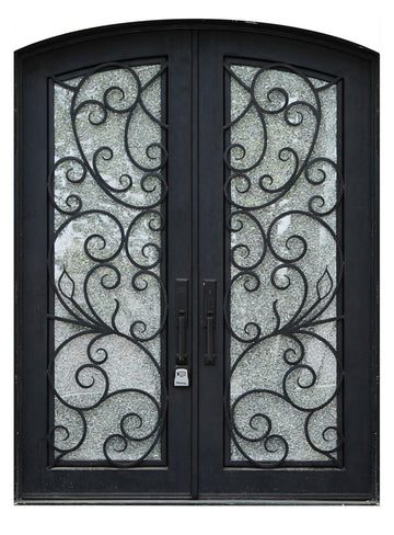 Royal 001 Wrought Iron Custom Exterior Door by Nova