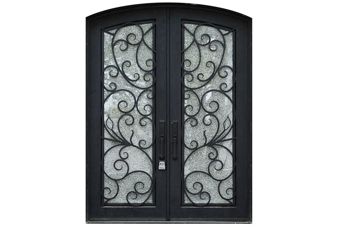 Nova Wrought Iron Custom Exterior Door Style 001
