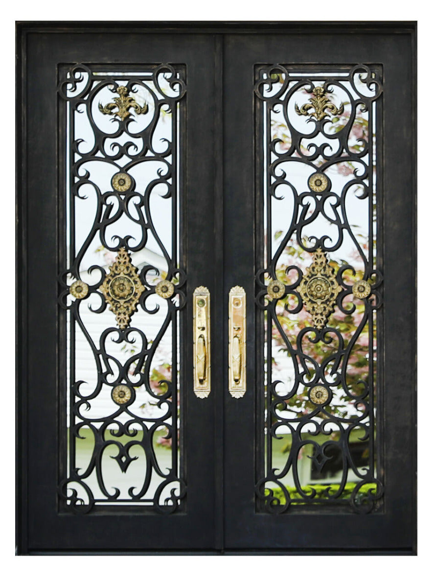 Royal 003 Wrought Iron Custom Exterior Door by Nova