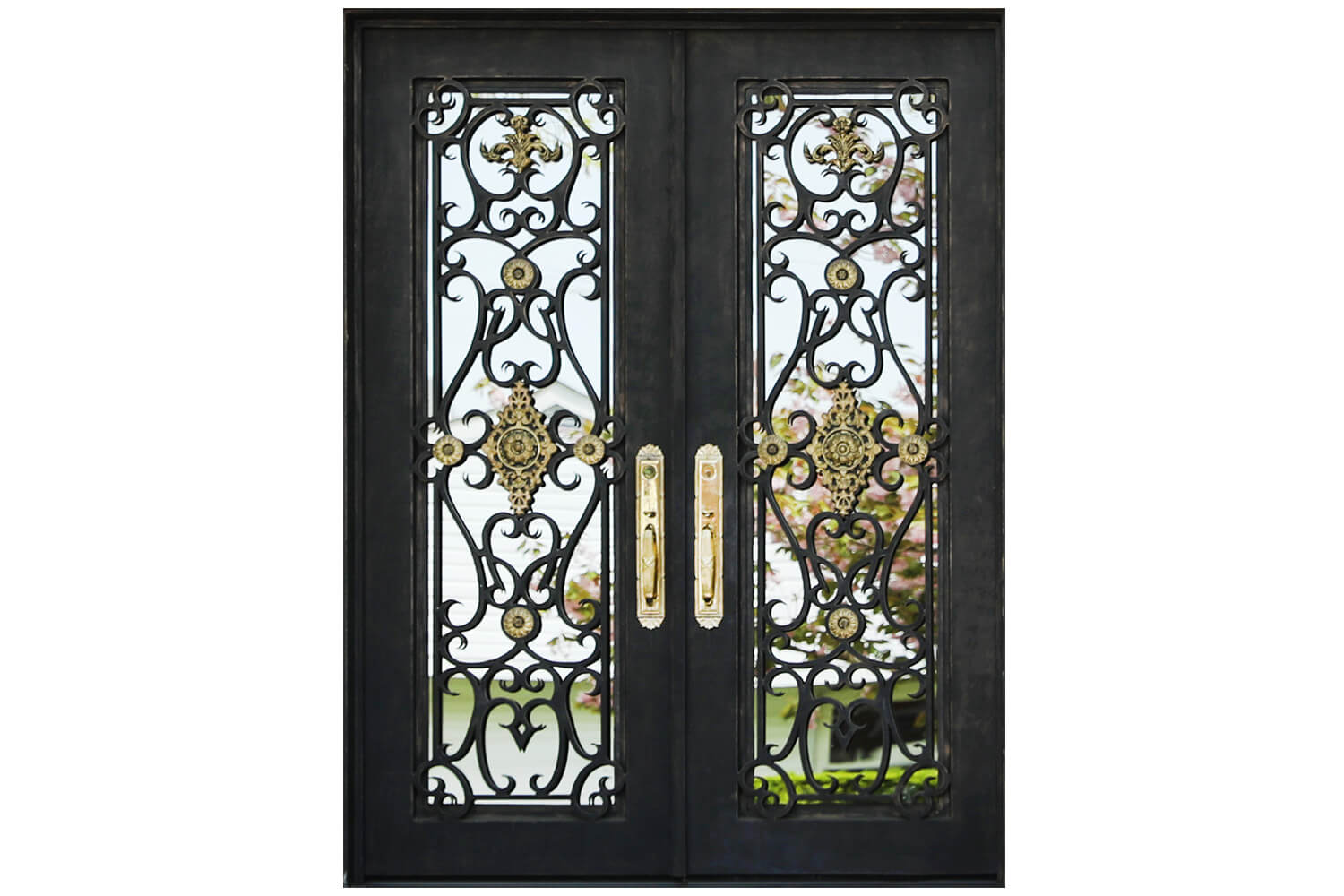 Nova Wrought Iron Custom Exterior Door Style 003