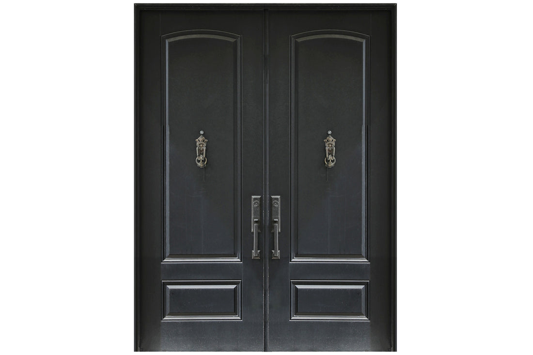 Nova Wrought Iron Custom Exterior Door Style 004