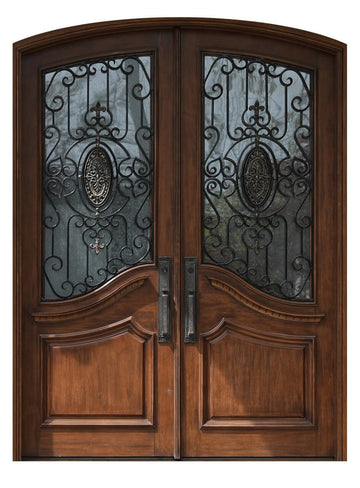 Royal 005 Wrought Iron Custom Exterior Door by Nova