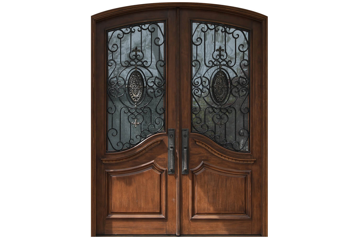 Nova Wrought Iron Custom Exterior Door Style 005