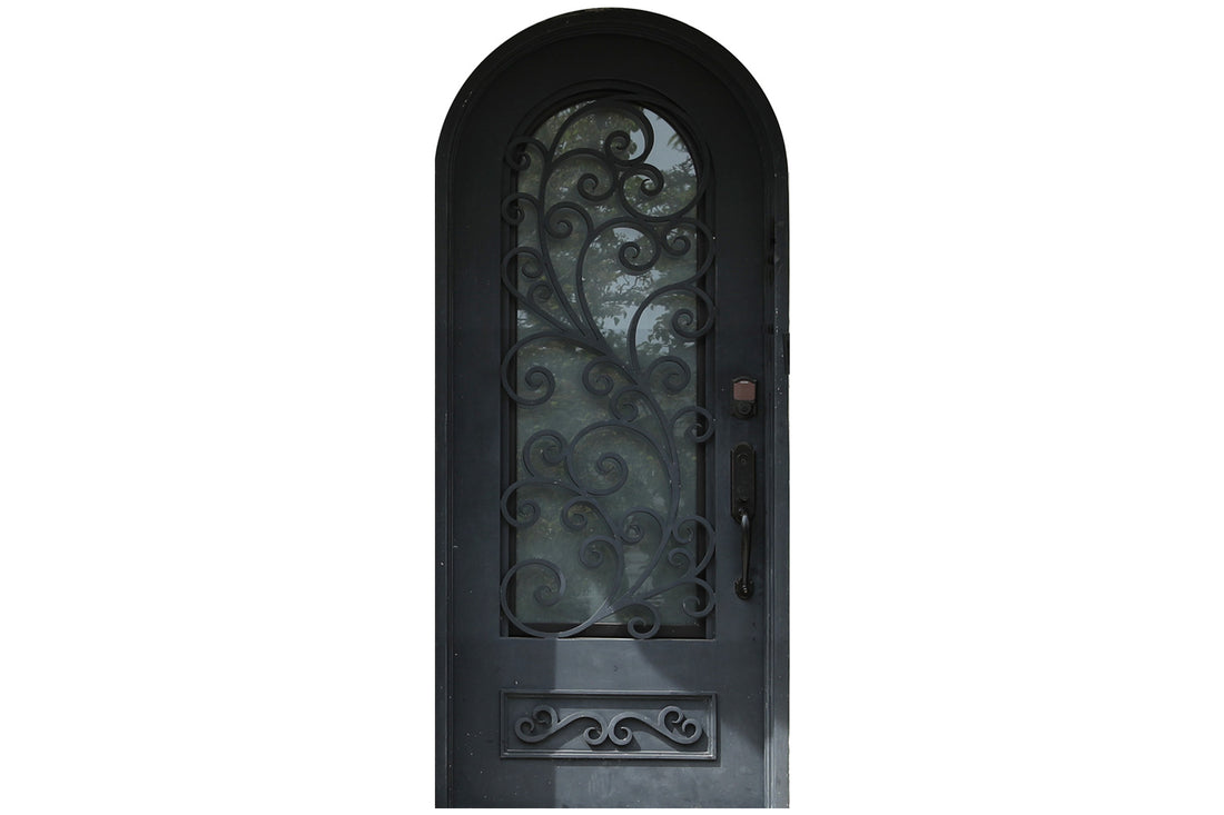 Nova Wrought Iron Custom Exterior Door Style 007
