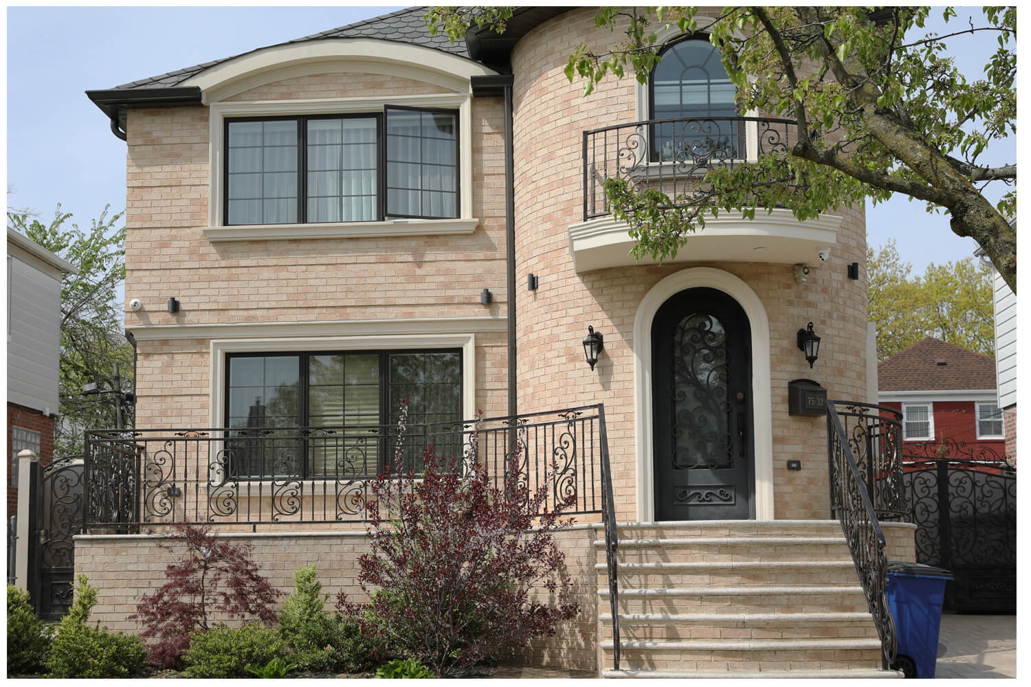 Nova Wrought Iron Custom Exterior Door Style 007