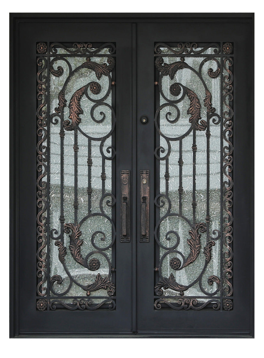 Royal 008 Wrought Iron Custom Exterior Door by Nova