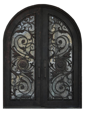 Royal 009 Wrought Iron Custom Exterior Door by Nova