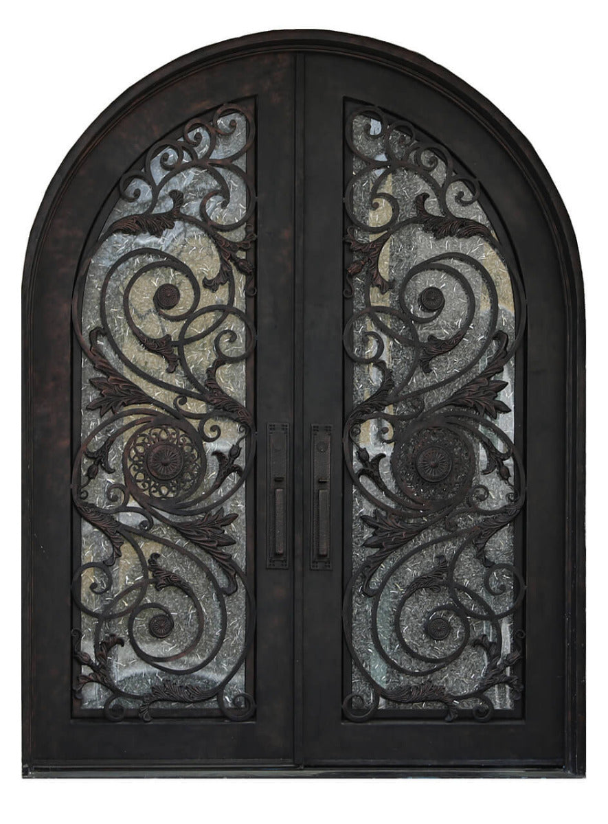 Royal 009 Wrought Iron Custom Exterior Door by Nova