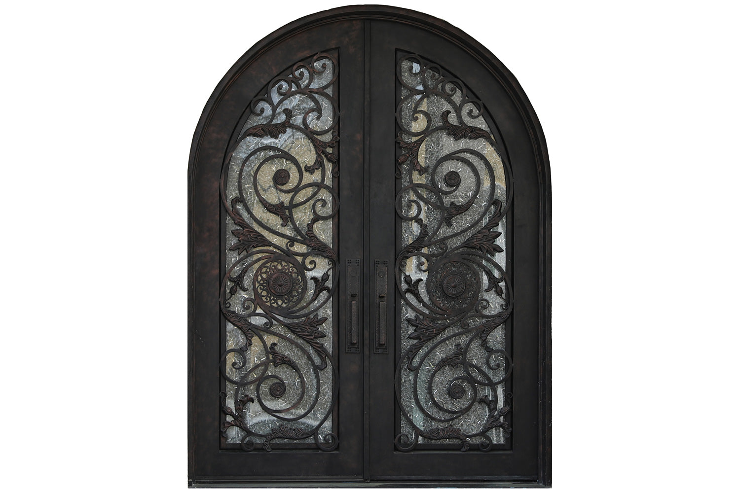 Nova Wrought Iron Custom Exterior Door Style 009