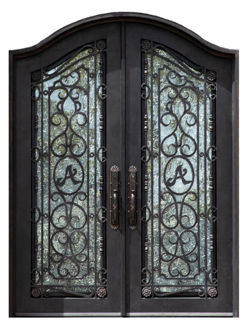 Royal 010 Wrought Iron Custom Exterior Door by Nova