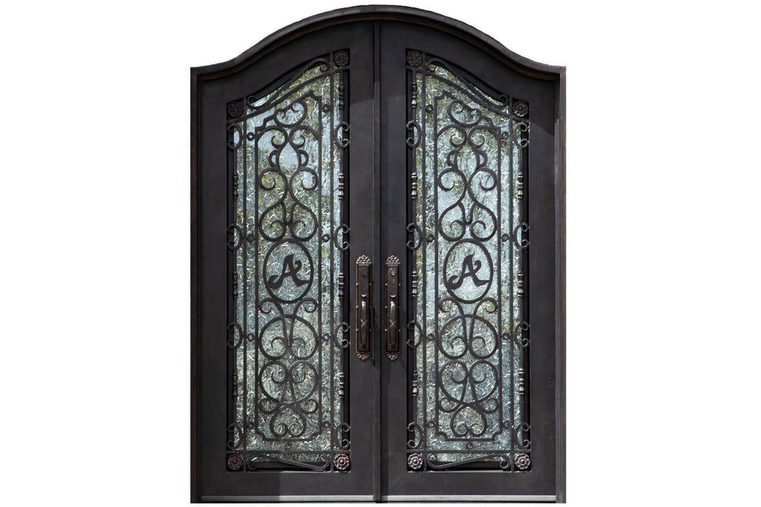 Nova Wrought Iron Custom Exterior Door Style 010