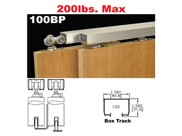 Johnson 100BP Bypass Pocket Door Hardware