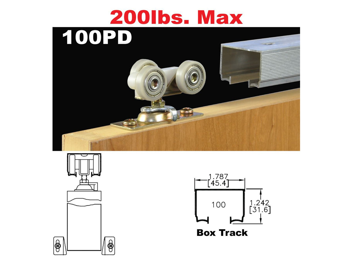 Johnson 100PD Pocket Door Hardware