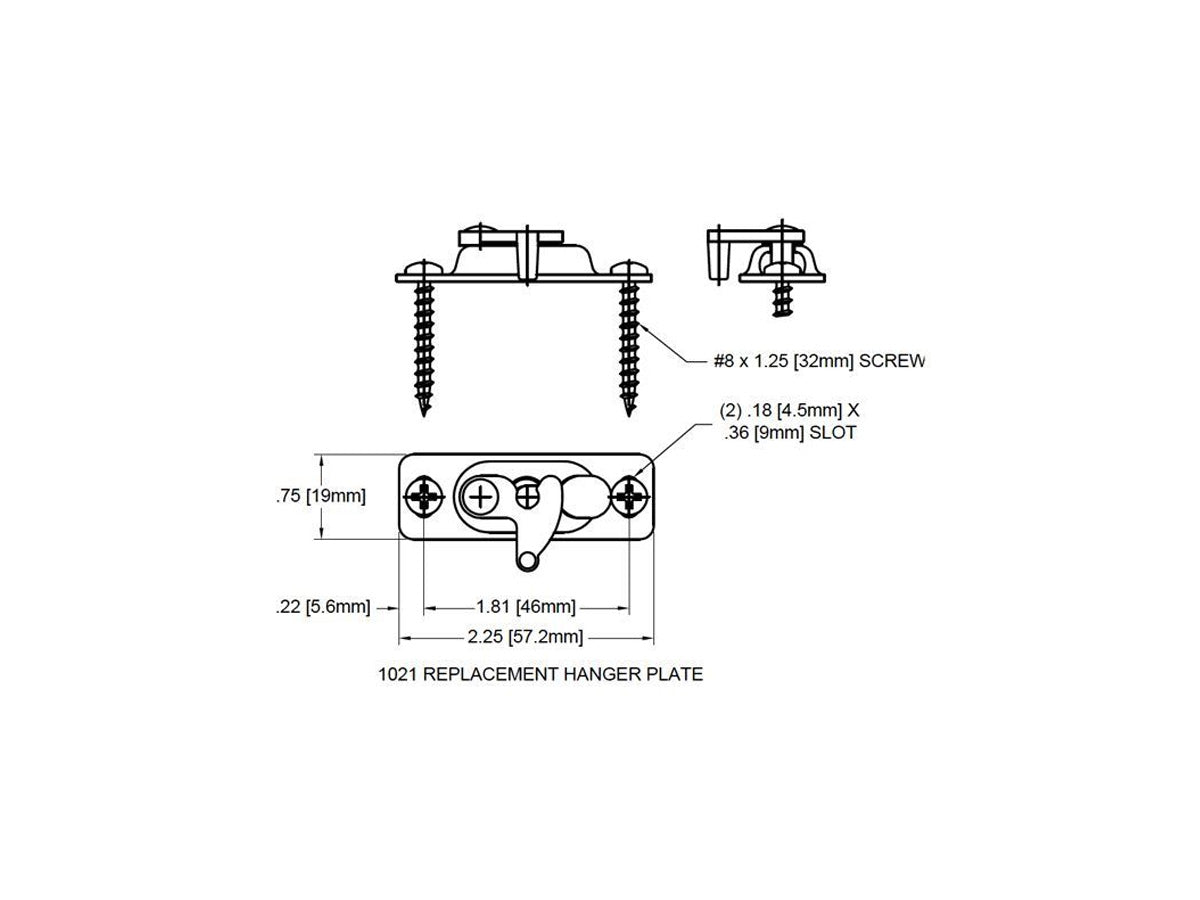1021 Hanger Plate
