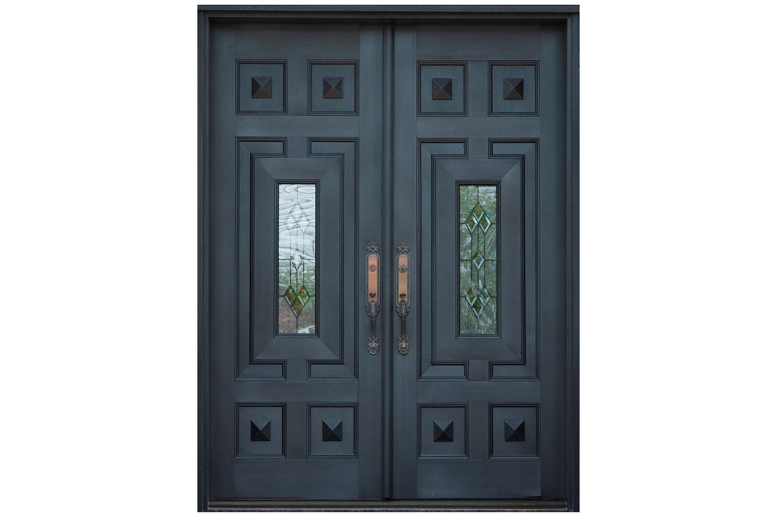 Nova Wrought Iron Custom Exterior Door Style 011
