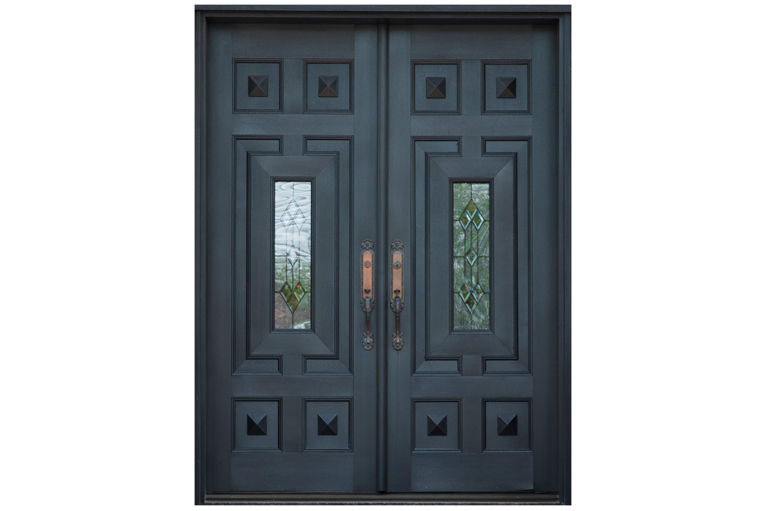 Nova Wrought Iron Custom Exterior Door Style 011