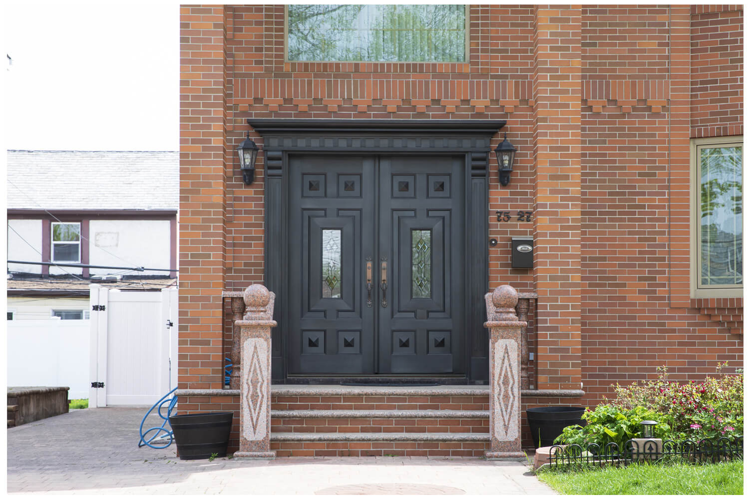 Nova Wrought Iron Custom Exterior Door Style 011
