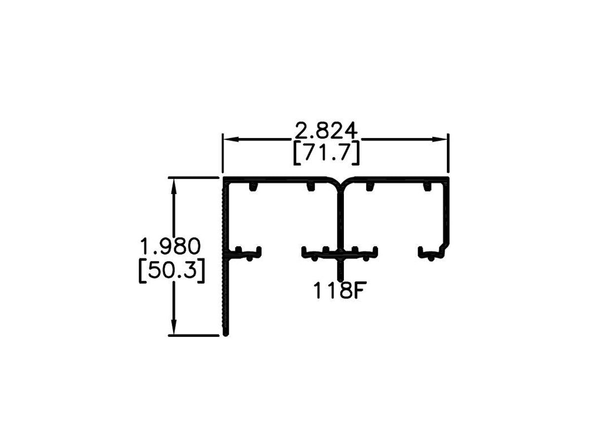 118F Series Bypass / Fascia Track