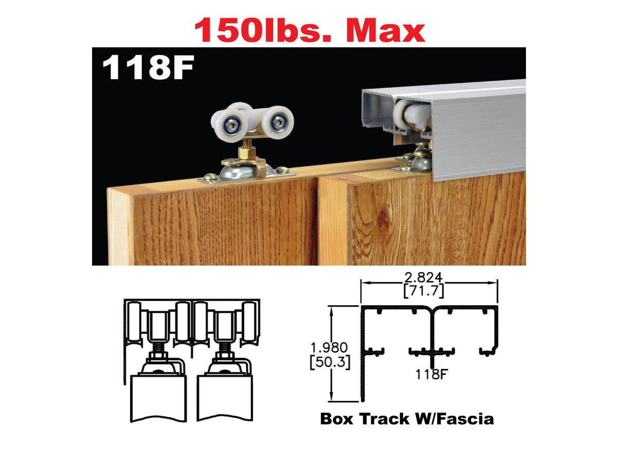 Johnson 118F Sliding Bypass Door Hardware