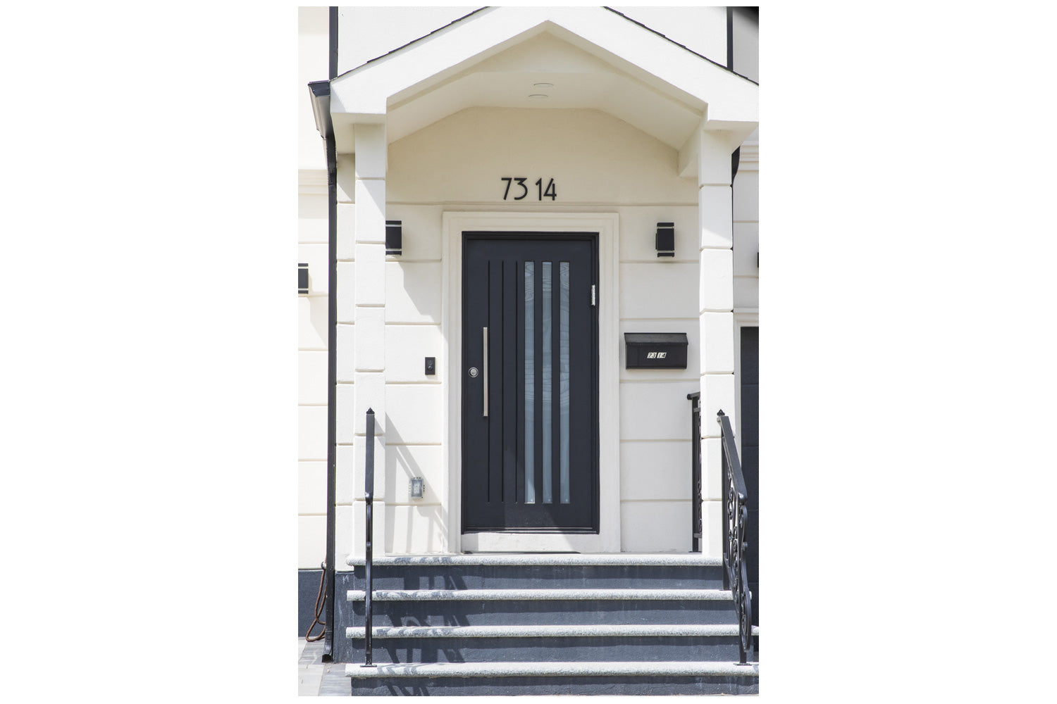 Nova Wrought Iron Custom Exterior Door Style 012