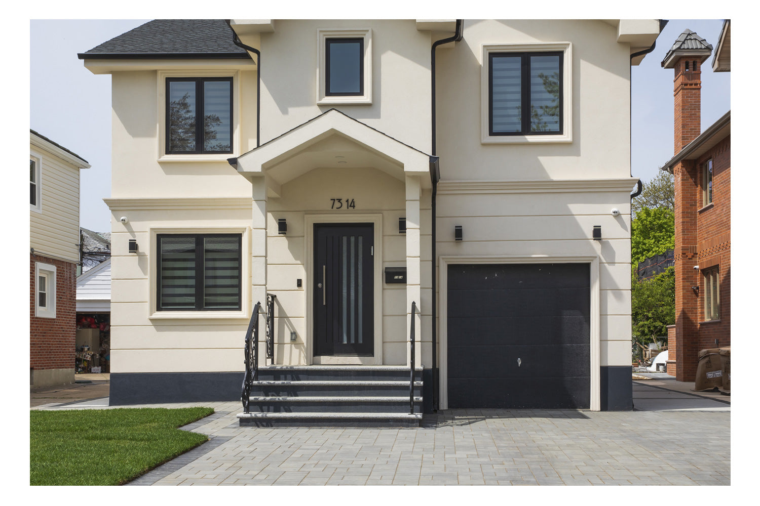 Nova Wrought Iron Custom Exterior Door Style 012