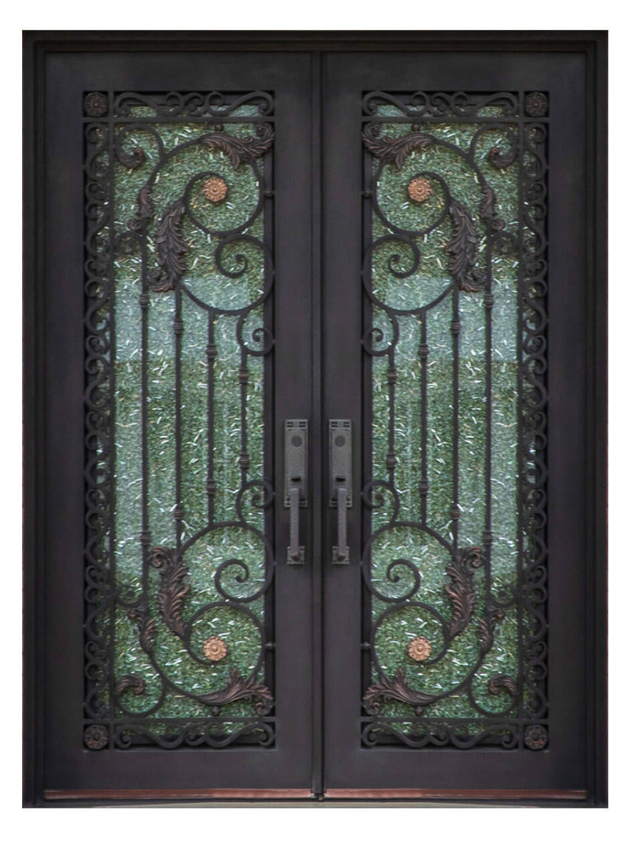 Royal 013 Wrought Iron Custom Exterior Door by Nova