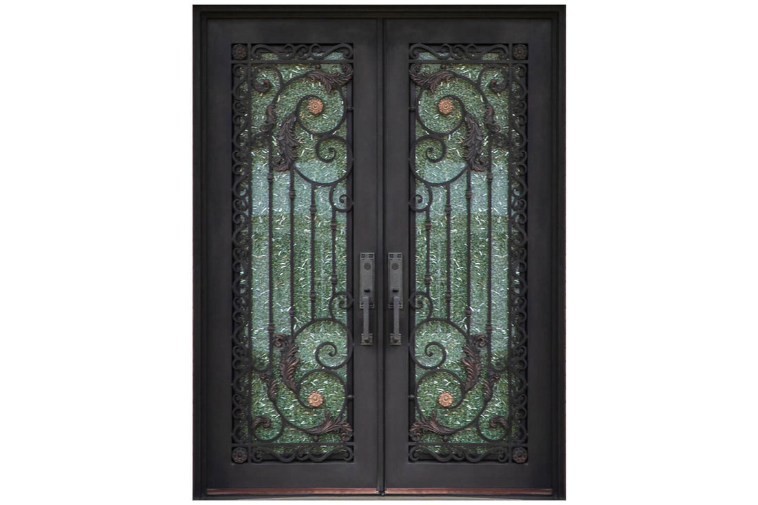 Nova Wrought Iron Custom Exterior Door Style 013