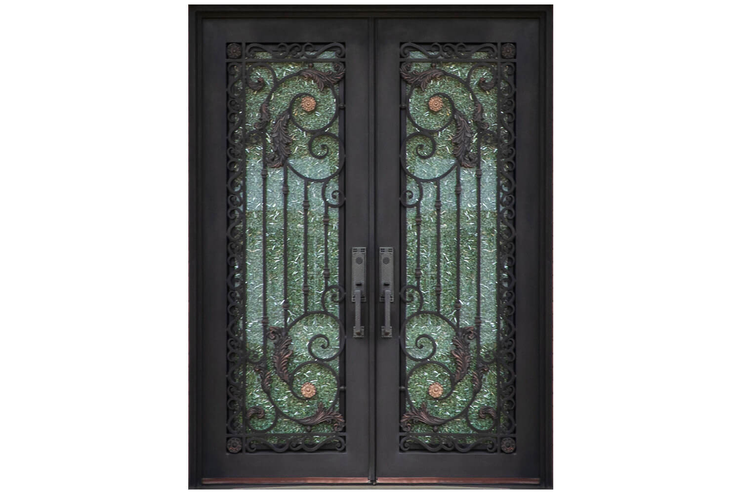 Nova Wrought Iron Custom Exterior Door Style 013