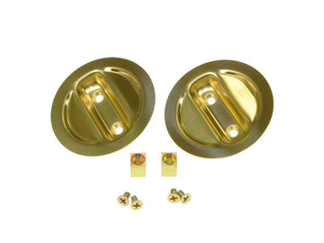 Johnson 134US3 1-3/4" Dummy Pocket Door Pull Set