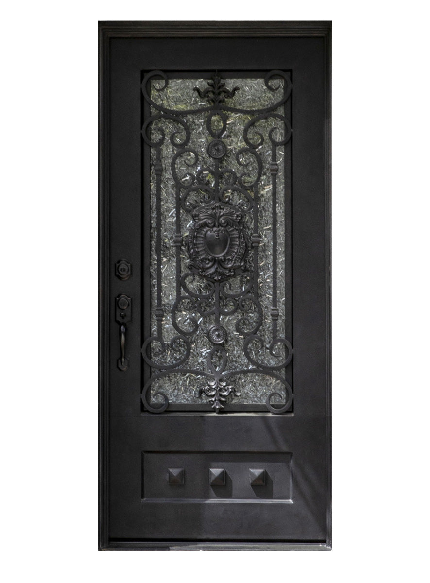 Royal 014 Wrought Iron Custom Exterior Door by Nova