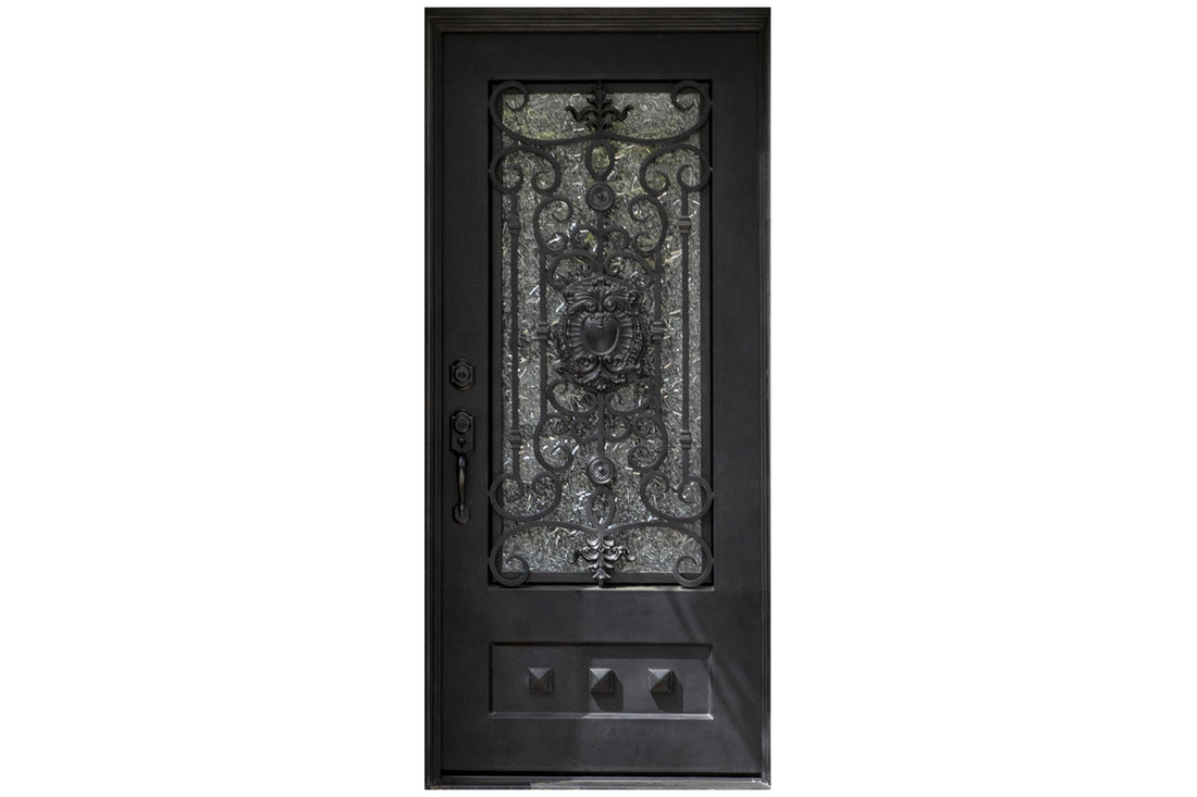 Nova Wrought Iron Custom Exterior Door Style 014
