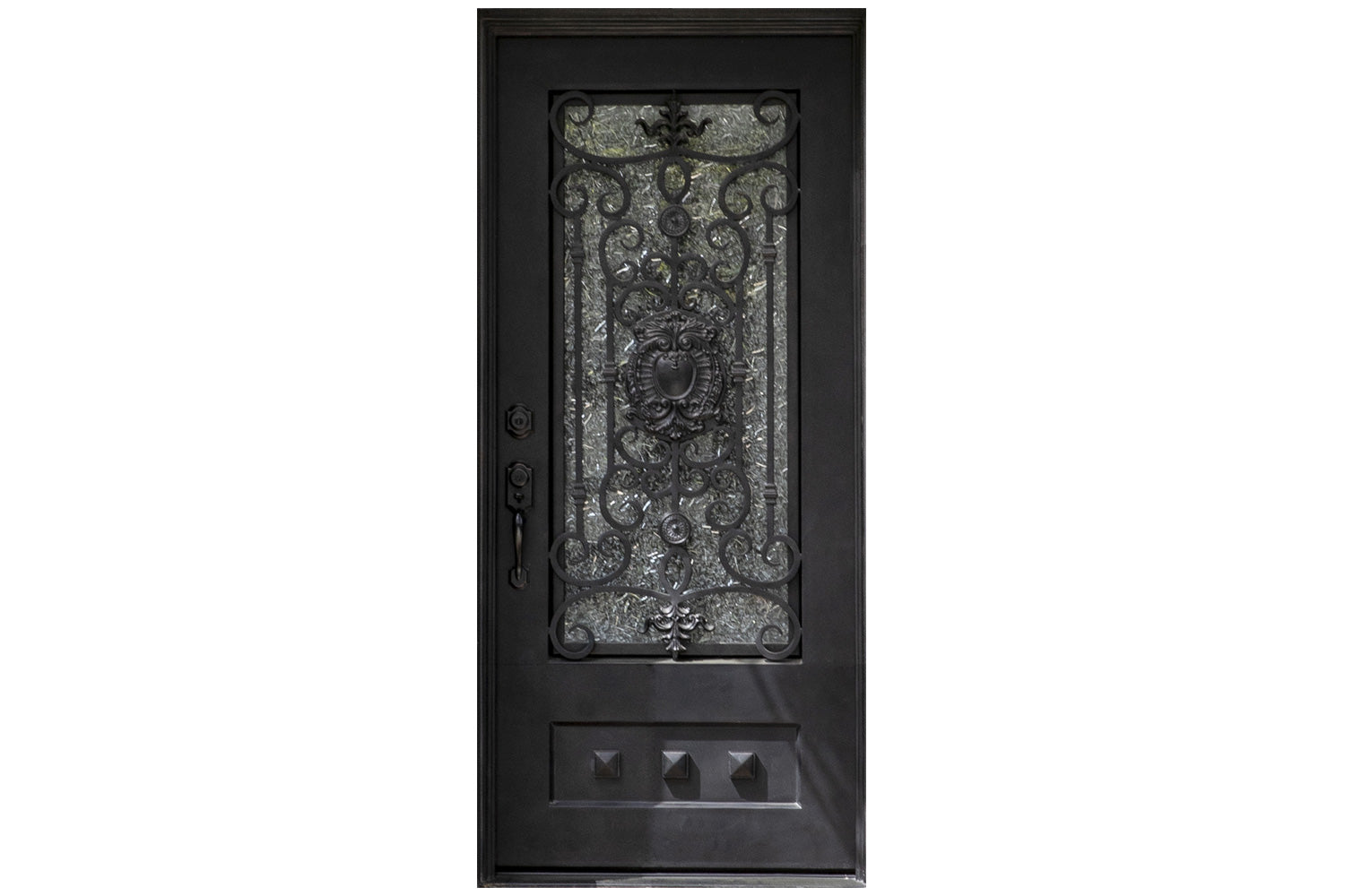 Nova Wrought Iron Custom Exterior Door Style 014