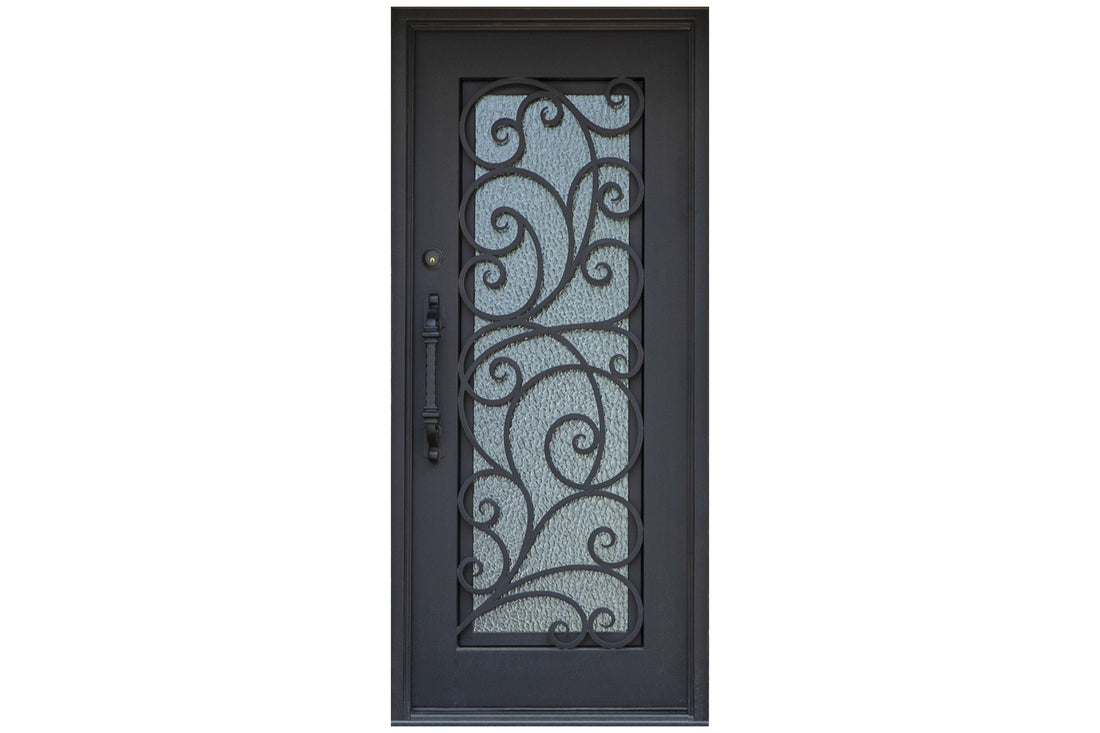 Nova Wrought Iron Custom Exterior Door Style 015