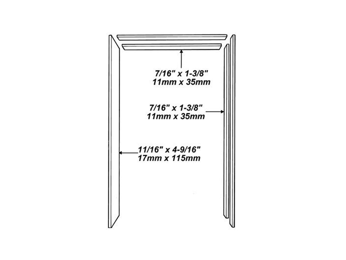 15103068 Paint Grade Pocket Door Jamb Kit