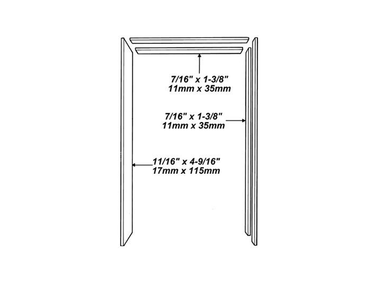 15113068 Stain Grade Pocket Door Jamb Kit