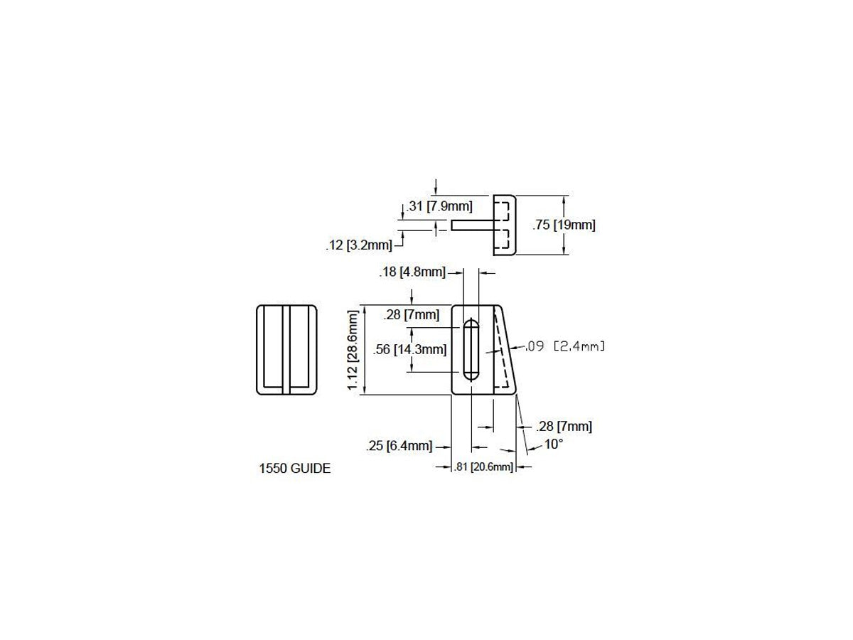 1550 Pocket Door Guide Set