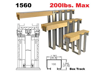 Johnson 1560 Series Pocket Door Frame Kits for 2 x 6 Walls