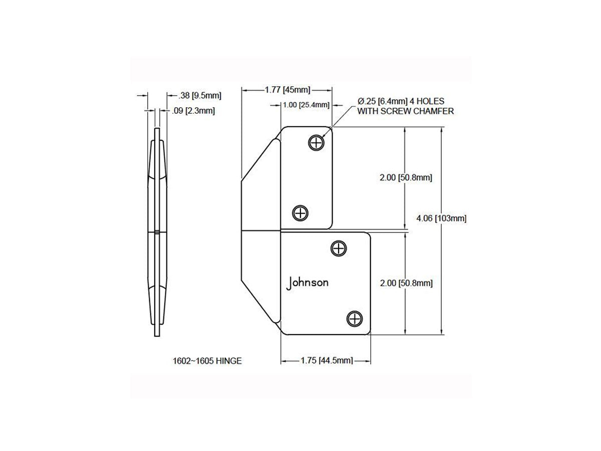 1605 Casing Clearance Hinge
