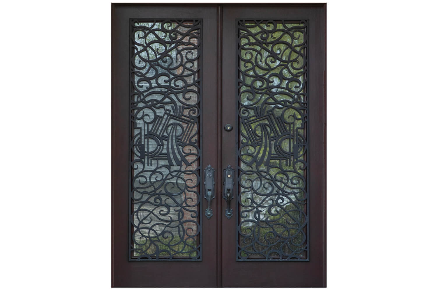 Nova Wrought Iron Custom Exterior Door Style 017