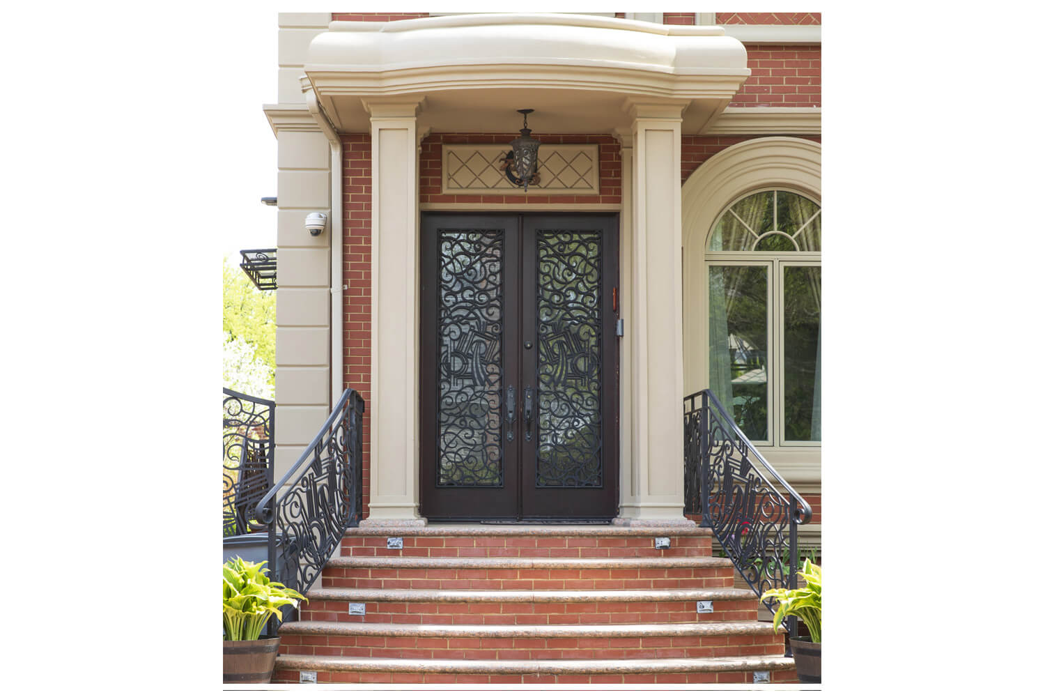 Nova Wrought Iron Custom Exterior Door Style 017