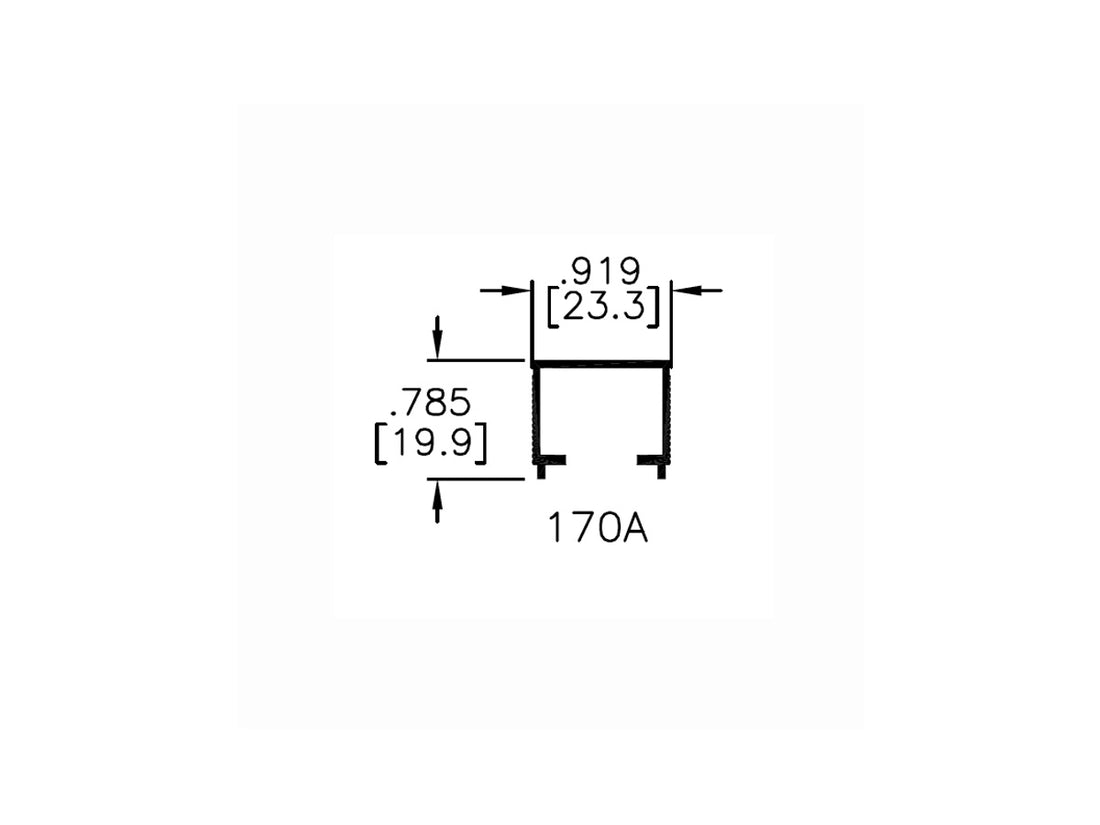 170A Series Folding Door Track