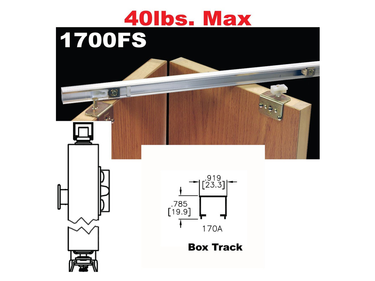 Johnson 1700FS Side Mounted Bi-Fold Door Hardware