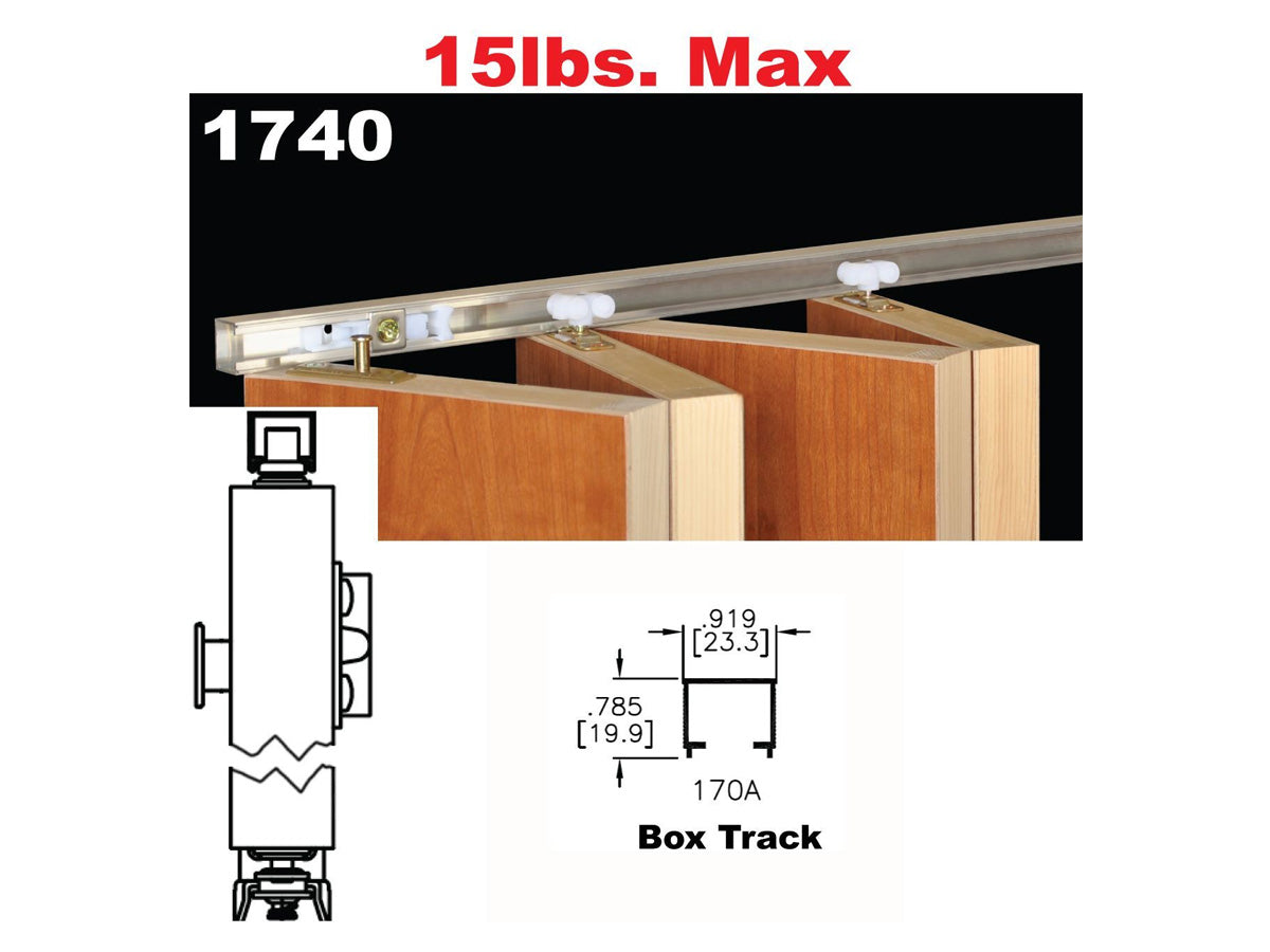 Johnson 1740 Multi-Fold Interior Shutter Hardware