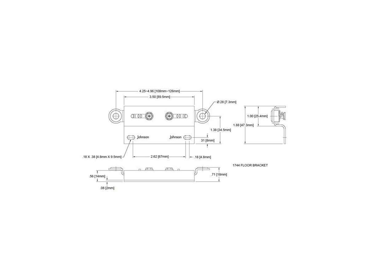 1744 Bottom Pivot Bracket