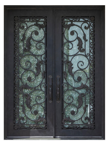 Royal 018 Wrought Iron Custom Exterior Door by Nova