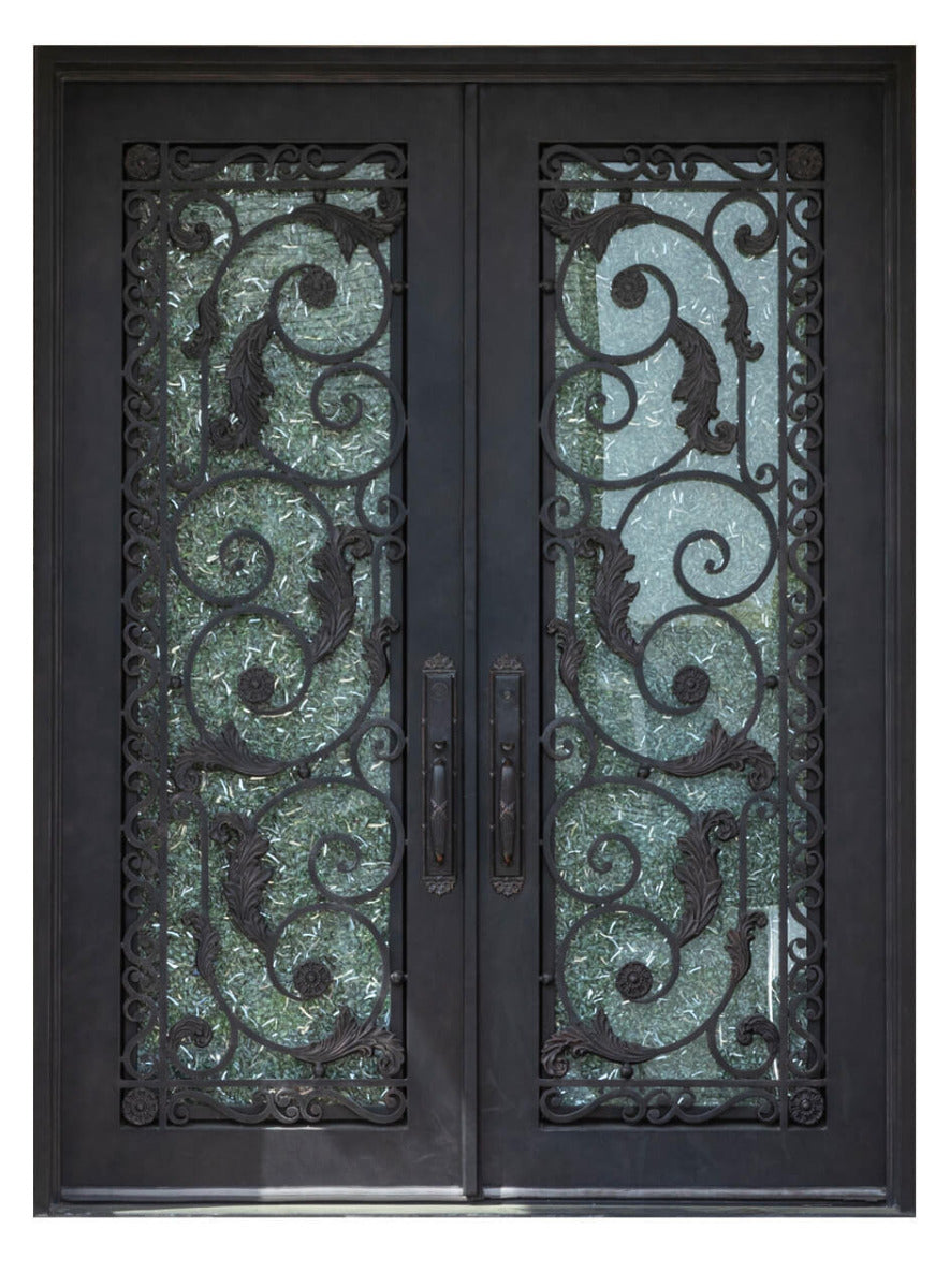 Royal 018 Wrought Iron Custom Exterior Door by Nova