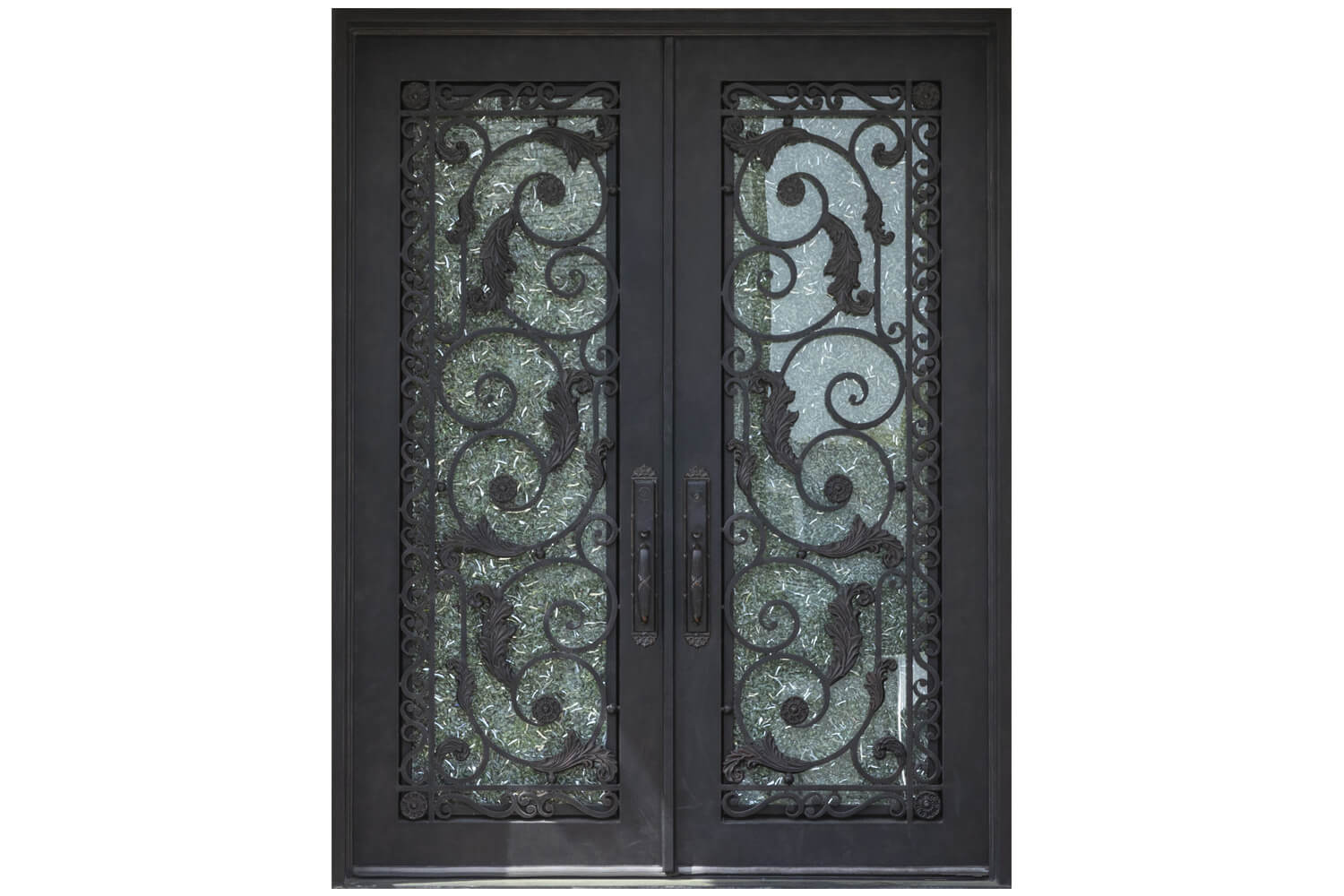 Nova Wrought Iron Custom Exterior Door Style 018