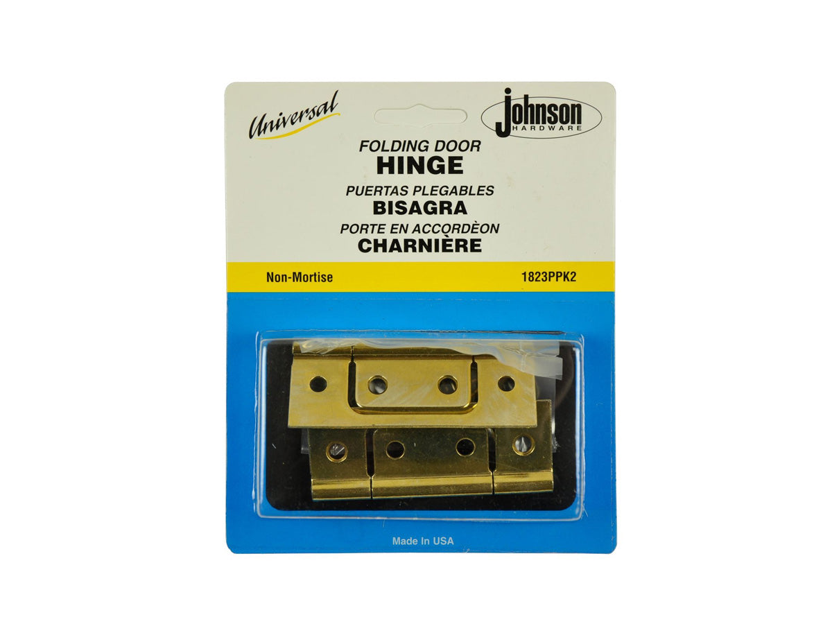 Johnson 1823PPK2 Non-Mortise Hinge Set