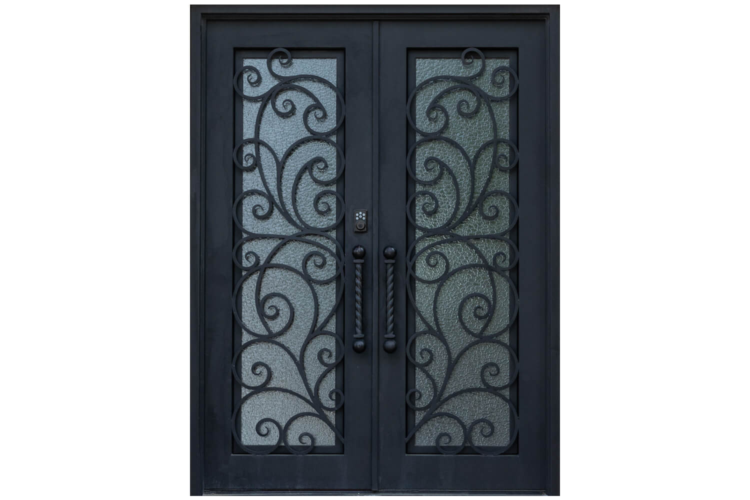 Nova Wrought Iron Custom Exterior Door Style 019