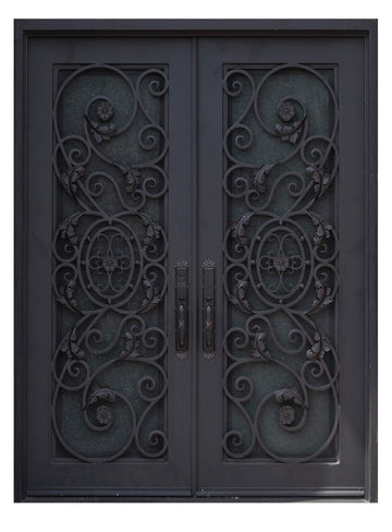 Royal 020 Wrought Iron Custom Exterior Door by Nova